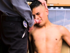 YoungPerps – Latin man stripped and fucked by a mall cop