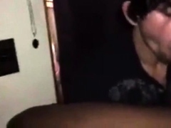 Getting fat dick sucked
